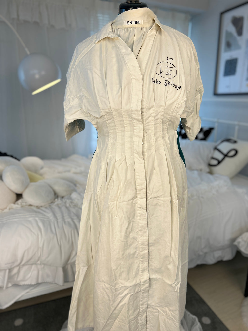 Kaho Shibuya Worn White Snidel Dress (Signed)