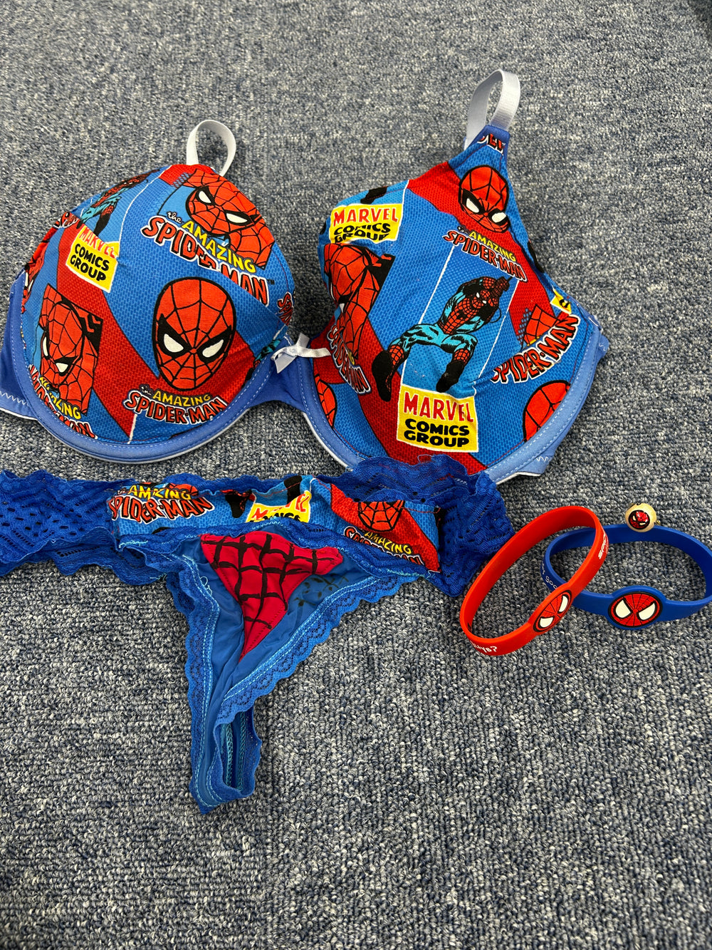 Kaho Shibuya Worn Spiderman Bikini (Signed)