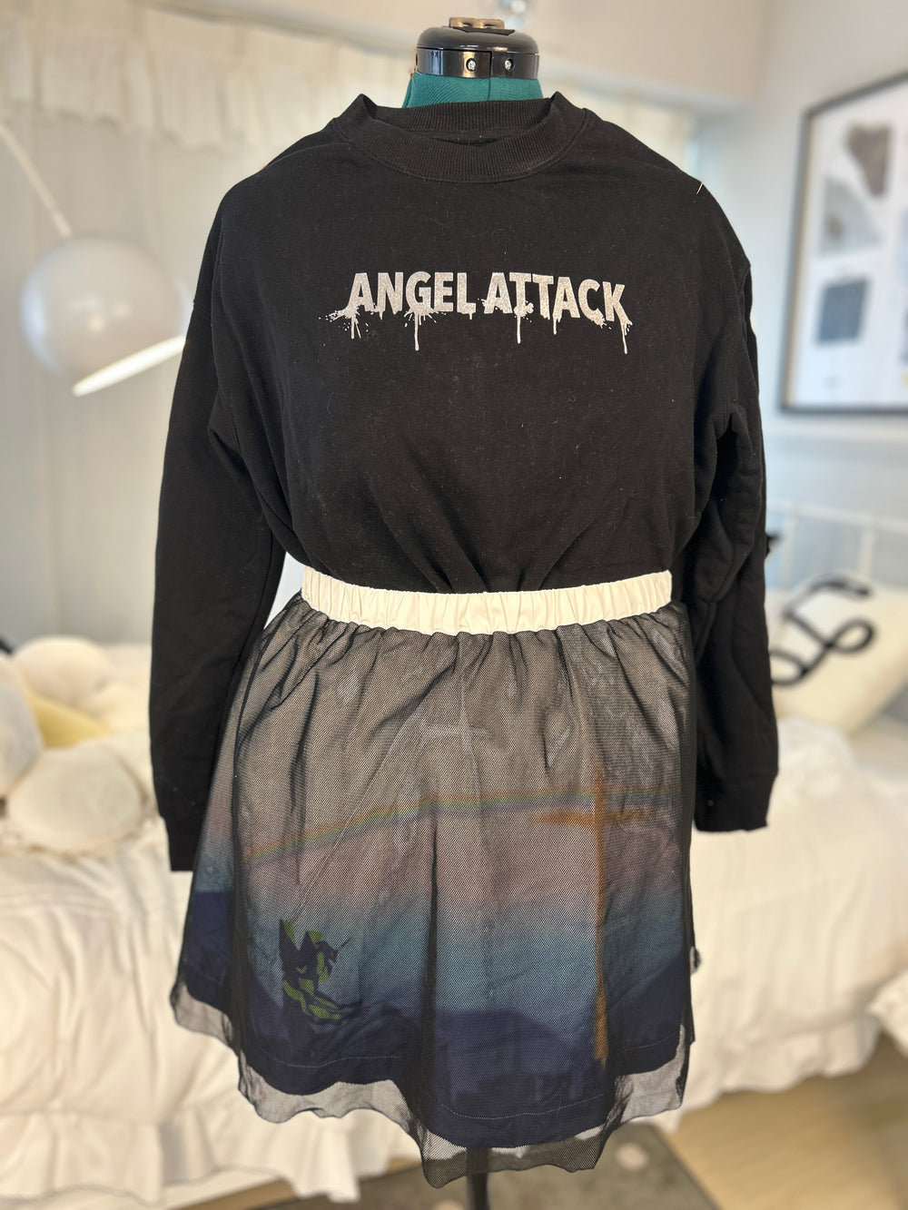 Kaho Shibuya Worn Evangelion Sweater & Skirt (Signed)
