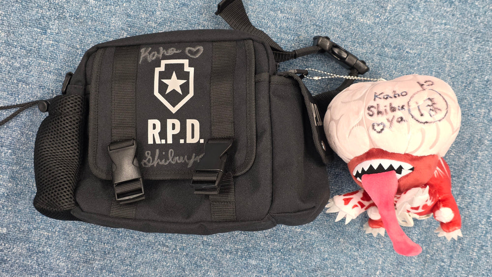 Kaho Shibuya Resident Evil Bag and Plushie (Signed)