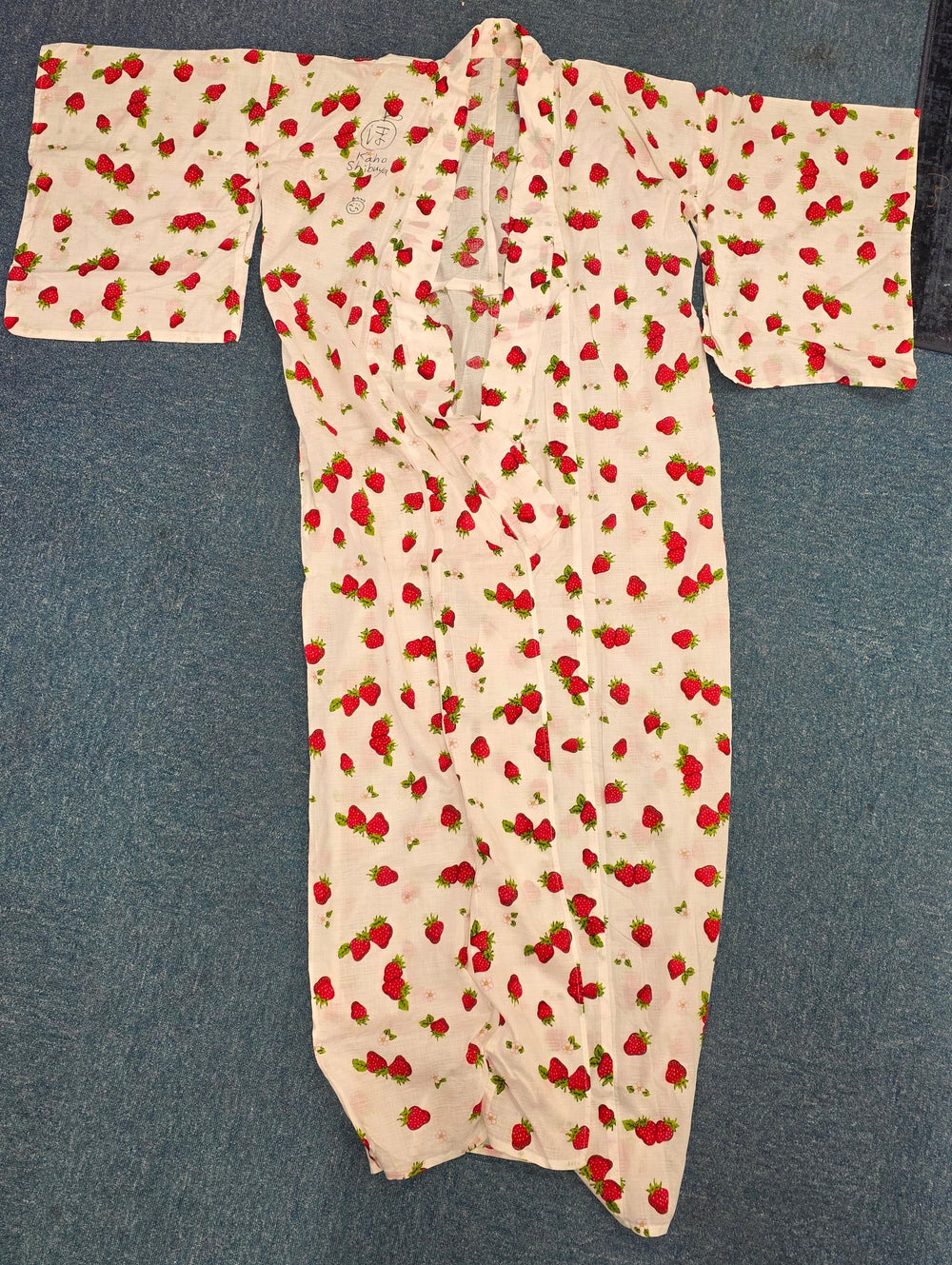 Kaho Shibuya Worn Strawberry Yukata (Signed)