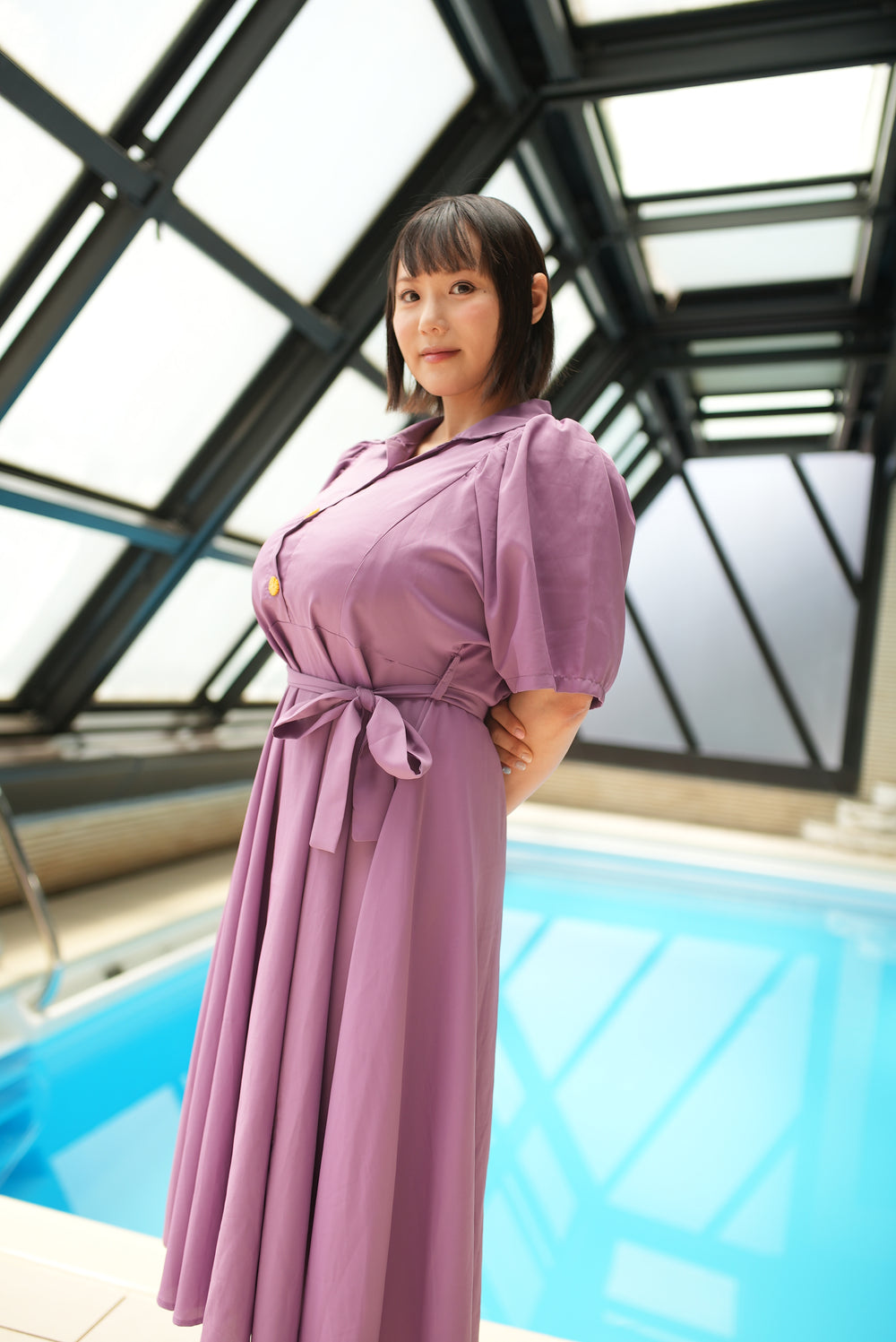 Kaho Shibuya Worn Purple Dress (Signed)