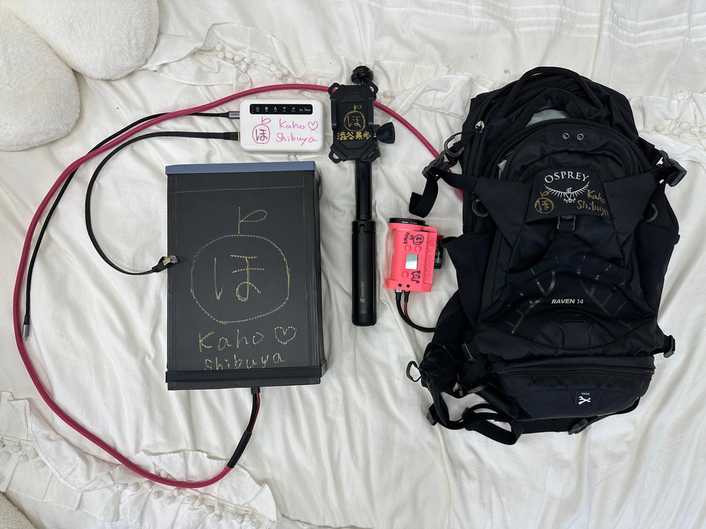 Kaho Shibuya's Original IRL Streaming Backpack (Signed)