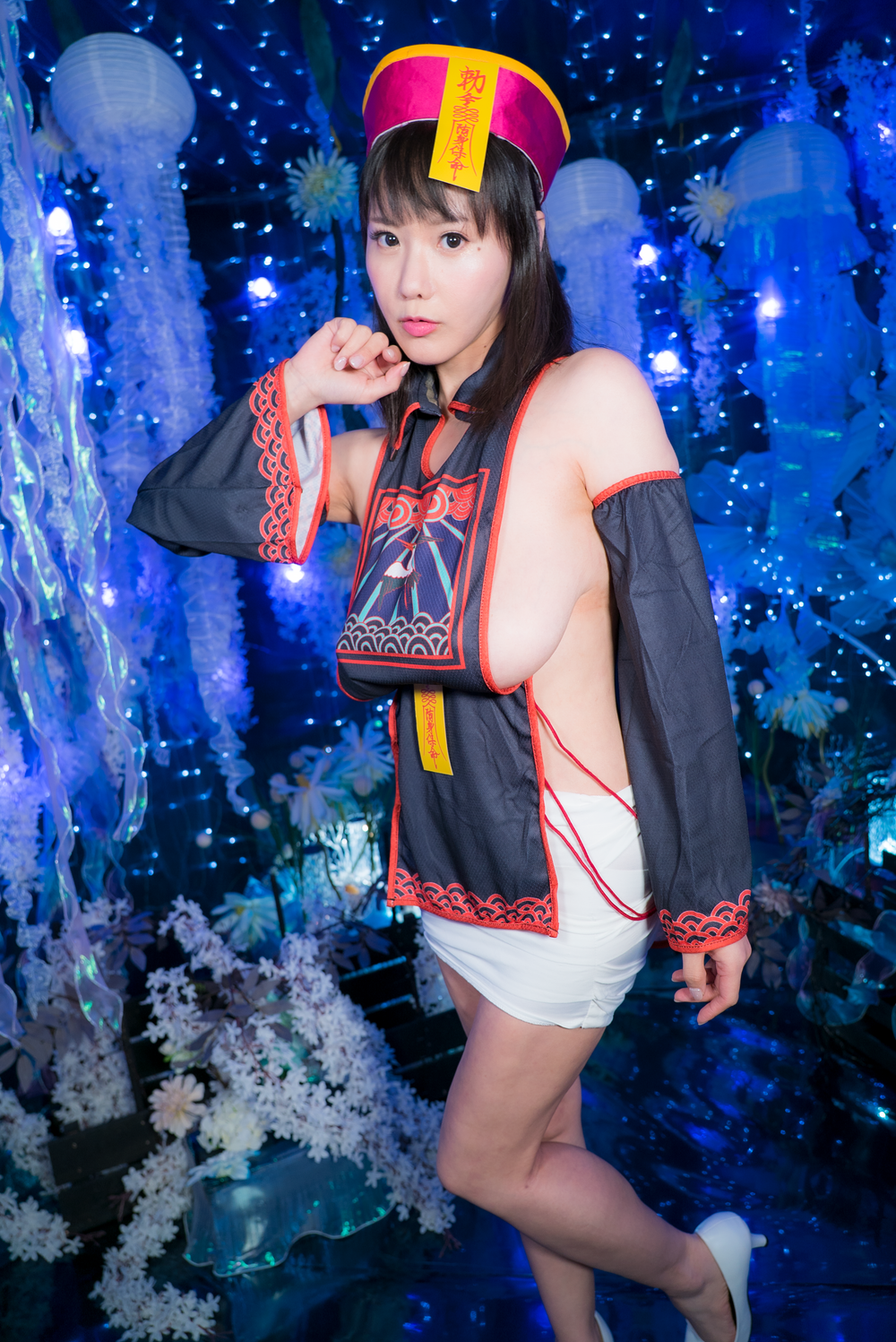 Kaho Shibuya Worn Jiangshi Cosplay (Signed)