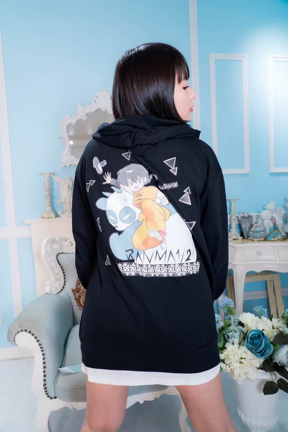 Kaho Shibuya Worn Ranma 1/2 Shirt & Sweater (Signed)