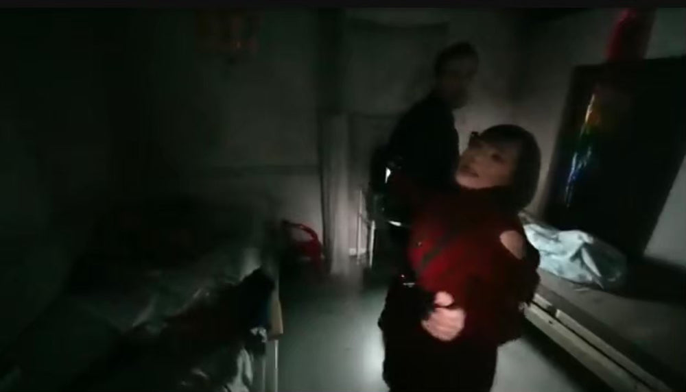 Kaho Shibuya Worn Kate Spade Striped Pea Coat & Red Sweater (Signed)