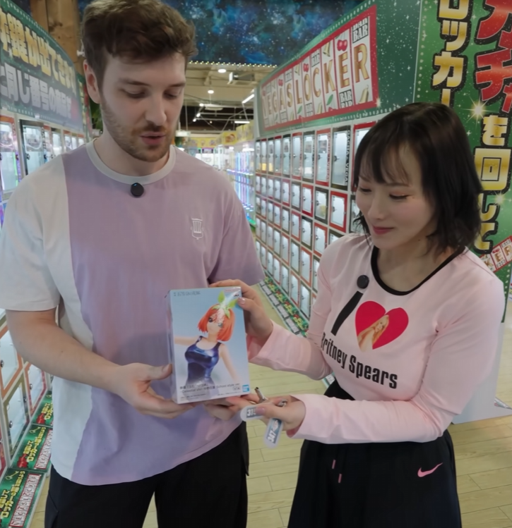 Kaho Shibuya Worn I Love Britney Spears Shirt and Nike Skirt (Signed)