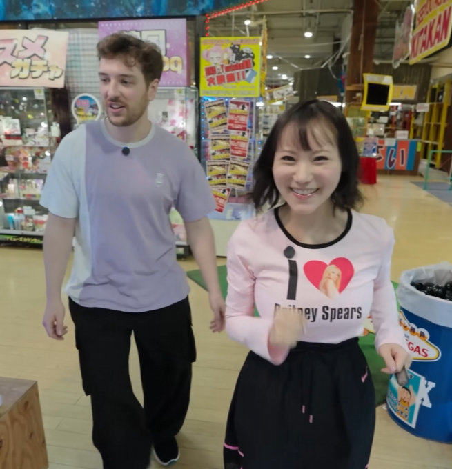 Kaho Shibuya Worn I Love Britney Spears Shirt and Nike Skirt (Signed)