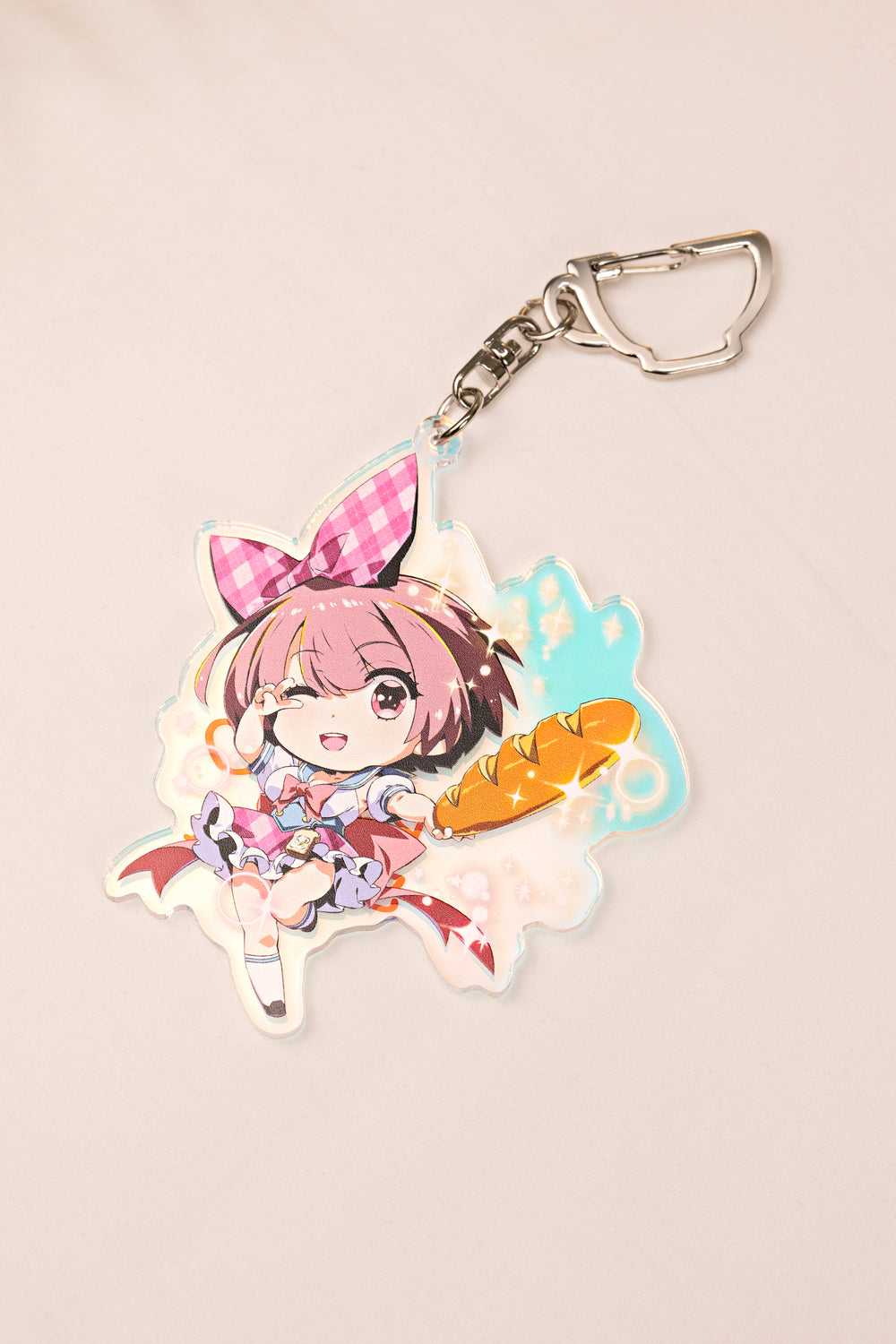 Kaho Shibuya Original Keychain - Idol with Baguette Version
