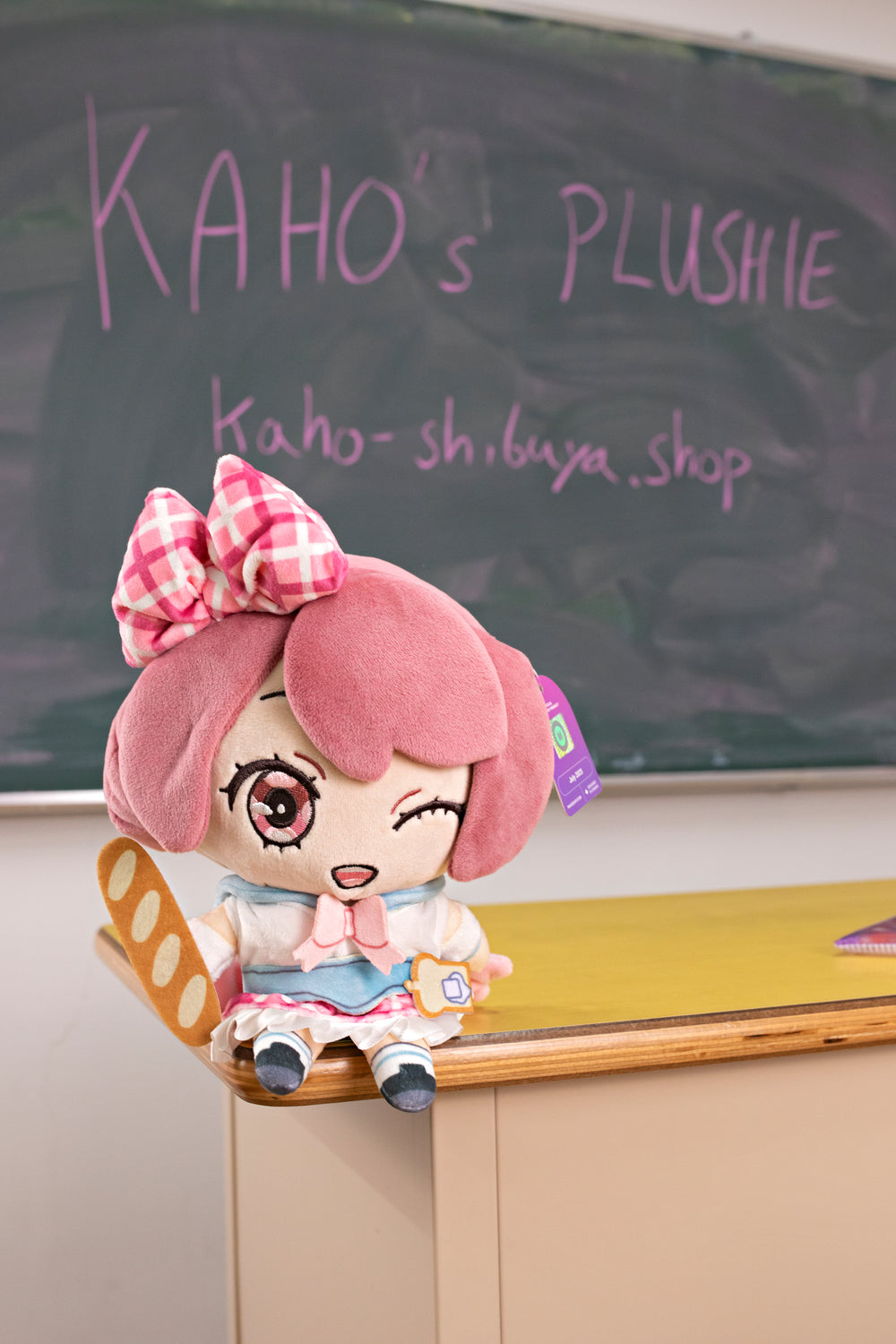 Kaho Shibuya Original Plushie with Baguette