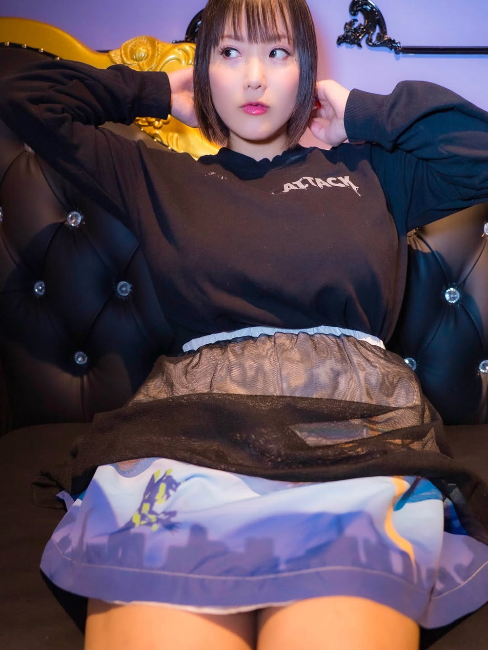 Kaho Shibuya Worn Evangelion Sweater & Skirt (Signed)